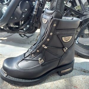 Men’s 8.5 Wide Milwaukee Motorcycle Boots
